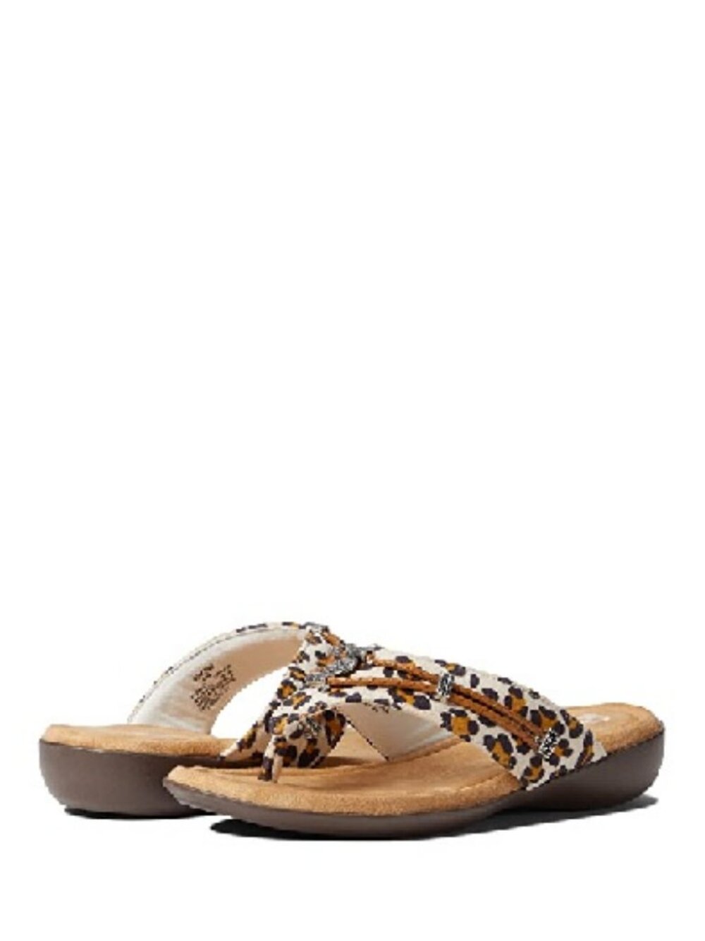 Minnetonka Silverthorne 360 (Cream Leopard Print)